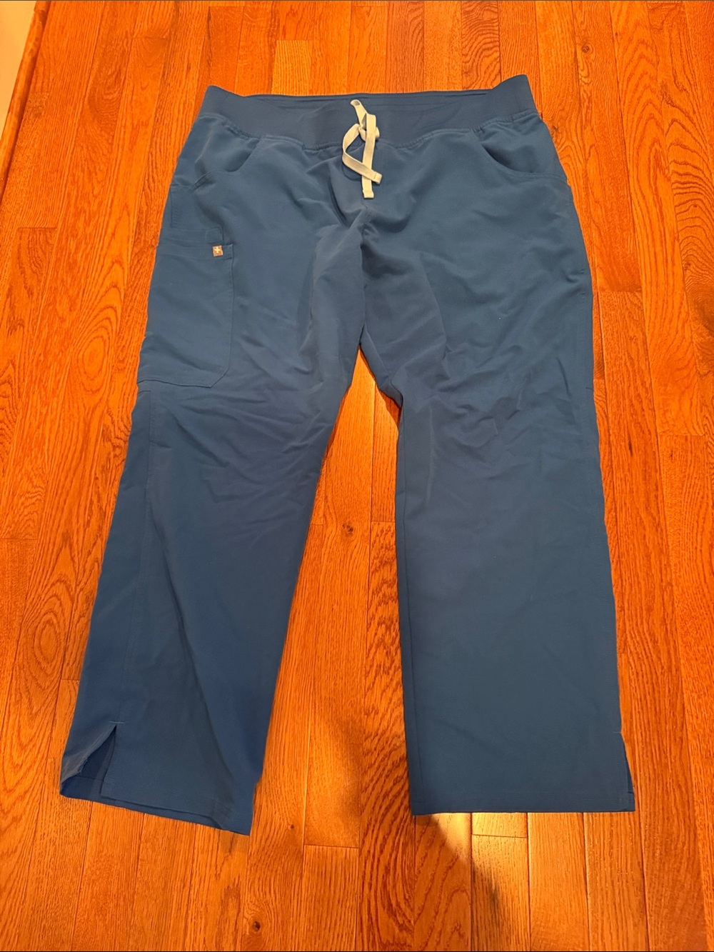 Figs Women's XLP Blue Drawstring Jogger Pants